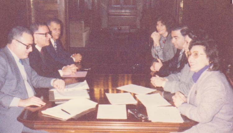 1987 - اليونان - أثينا - مؤسسة التأمين الاجتماعي - سمير ذكي - الملحق العمالي محمد خضر - الصياد - الوفد اليوناني