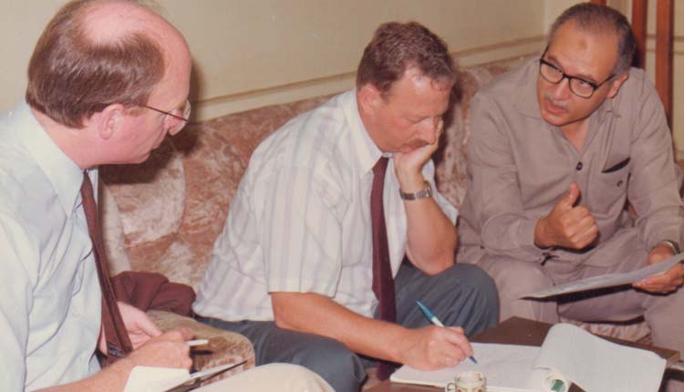 1993 - منطقة القليوبية - وفد البنك الدولي