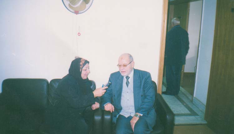 2007 - تسجيل لبرنامج ربات البيوت بالبرنامج العام بالاذاعة المصرية - الصياد - الاستاذة سهام كمال